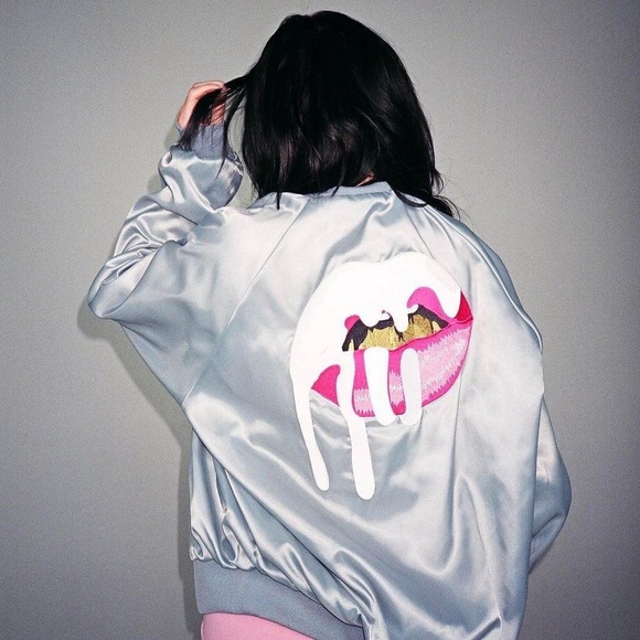 Kylie Shop Jackets & Blazers - Kylie Lips Bomber Jacket